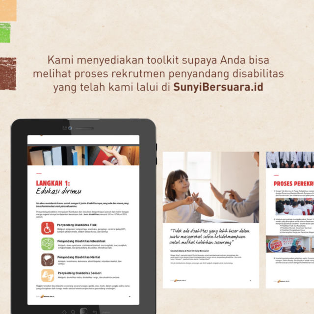Burger King®Indonesia Kampanyekan Kesempatan Kerja Bagi Penyandang Disabilitas Lewat Surat Terbuka