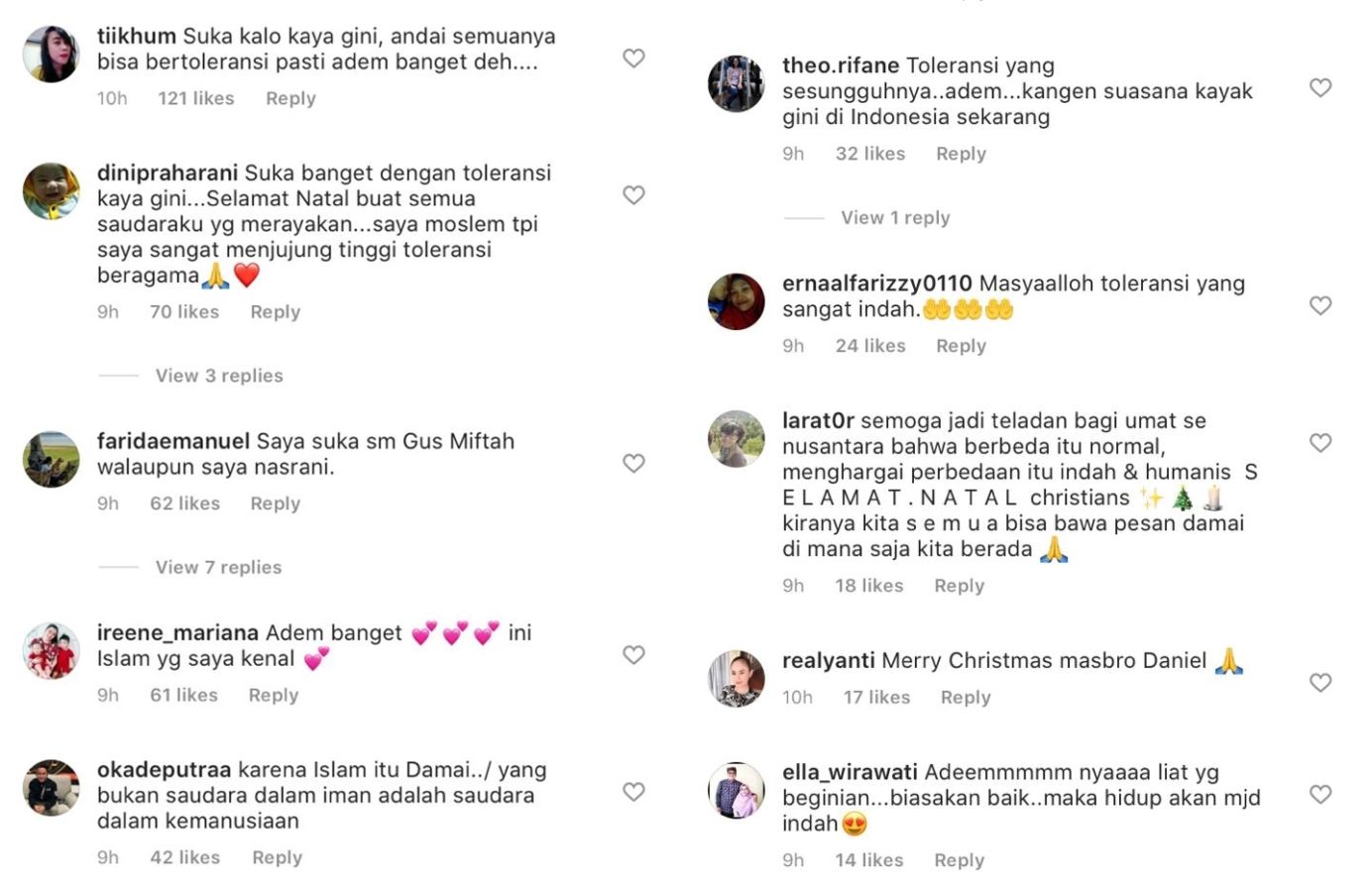 Dapat Bingkisan Natal Tak Terduga dari Gus Miftah, Daniel Mananta: Tuhan Maha Baik!