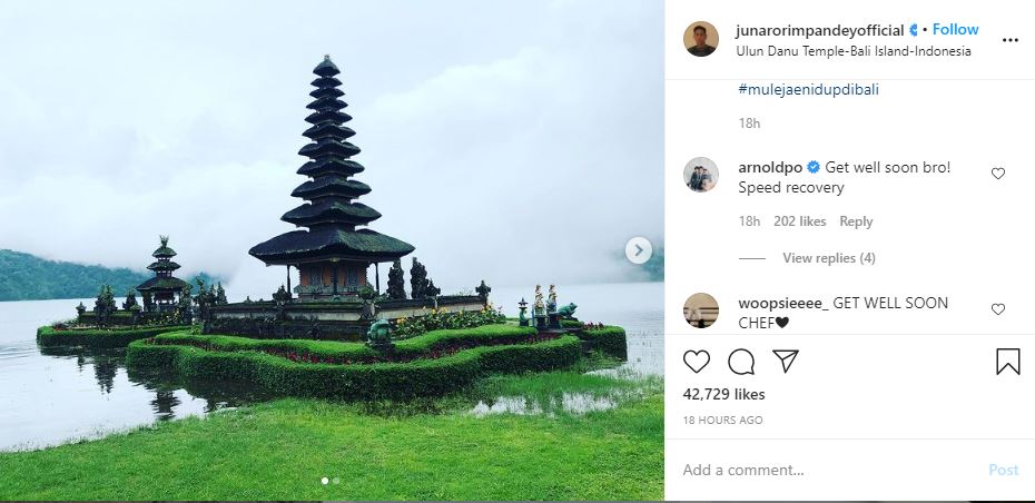 Unggah Foto dengan Hashtag #DAMNCOVID19, Chef Juna Minta Maaf Nggak Bisa Merayakan Ultah Sang Kekasih