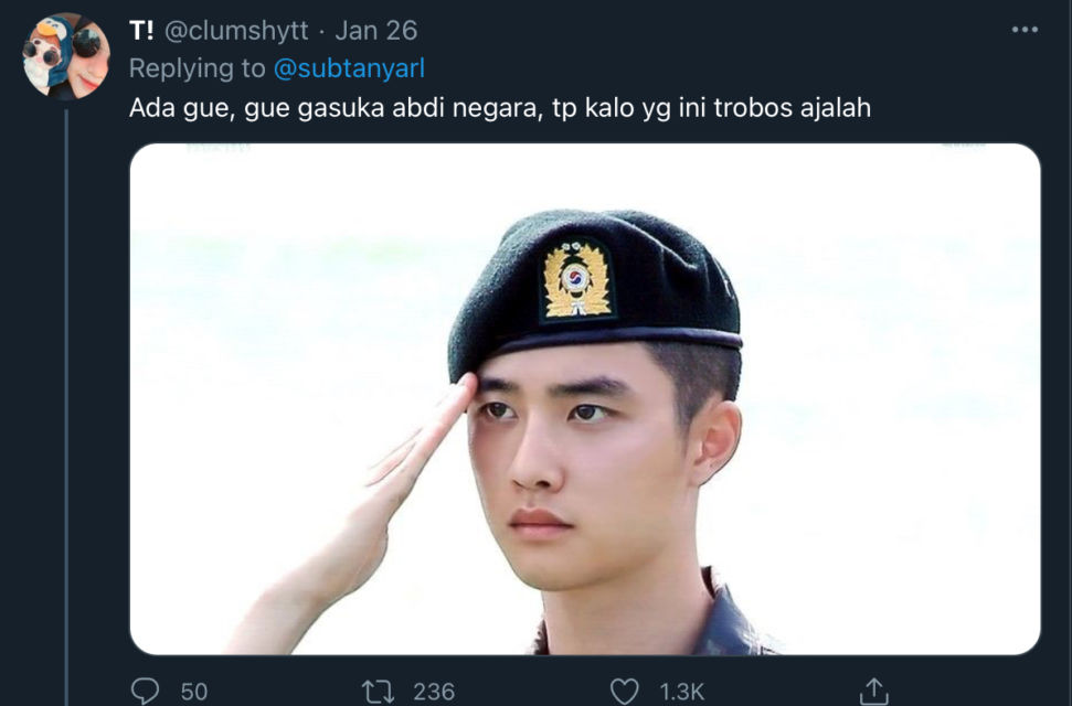 Ternyata Nggak Semua Perempuan Suka Cowok Berseragam. Setidaknya Begini Alasan Warganet~