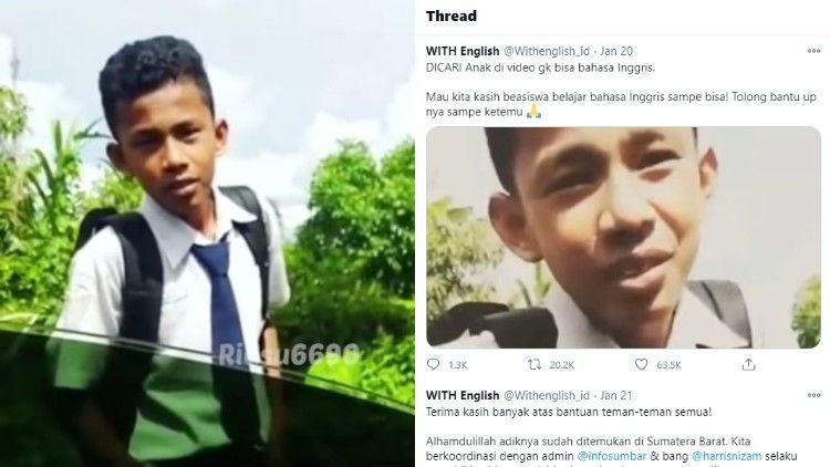 Viral karena Meme “Nggak Bisa Bahasa Inggris”, Pelajar Ini Dapat Tawaran Beasiswa hingga Bisa