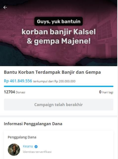 Peduli Korban Bencana Alam, 9 Seleb Gagas Penggalangan Donasi. Terkumpul hingga Miliaran Rupiah!