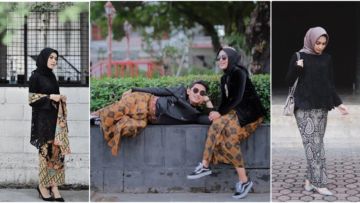 5 Referensi Kebaya Hijab Berwarna Hitam di 2021. Desainnya Langka, Tampilannya Sempurna!