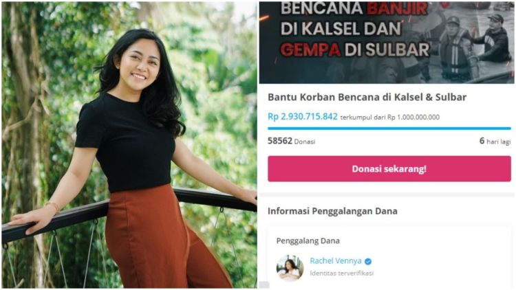 Peduli Korban Bencana Alam, 9 Seleb Gagas Penggalangan Donasi. Terkumpul hingga Miliaran Rupiah!