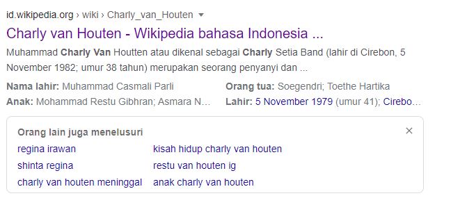 Nama Lahirnya Diubah di Wikipedia, Charly Van Houtten Kesal Dituding Sengaja Ganti Nama biar Keren