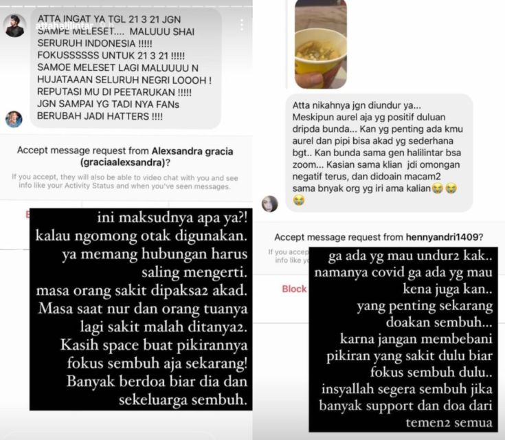 Geram Didesak Fans untuk Nikah Maret Mendatang, Atta Halilintar: Masa Orang Sakit Dipaksa Akad 3 Geram Didesak Fans untuk Nikah Maret Mendatang, Atta Halilintar: Masa Orang Sakit Dipaksa Akad