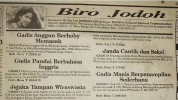 Sebelum Ngetren Aplikasi Kencan, Iklan Biro Jodoh Koran ini Bukti Perjuangan Cinta Orang Zaman Dulu