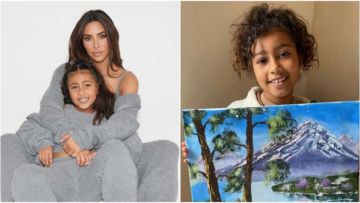 Murka karena Hasil Karya sang Anak Diragukan, Kim Kardashian Sebut North Serius Ikuti Kelas Melukis