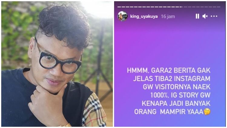 Video Hoax Dirinya Meninggal Bikin Istri Geram, Traffic Akun Instagram Uya Kuya Justru Naik 1000%