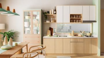 5 Inspirasi Dapur Bergaya Japandi, Simpel, Nyaman, dan Mewah!