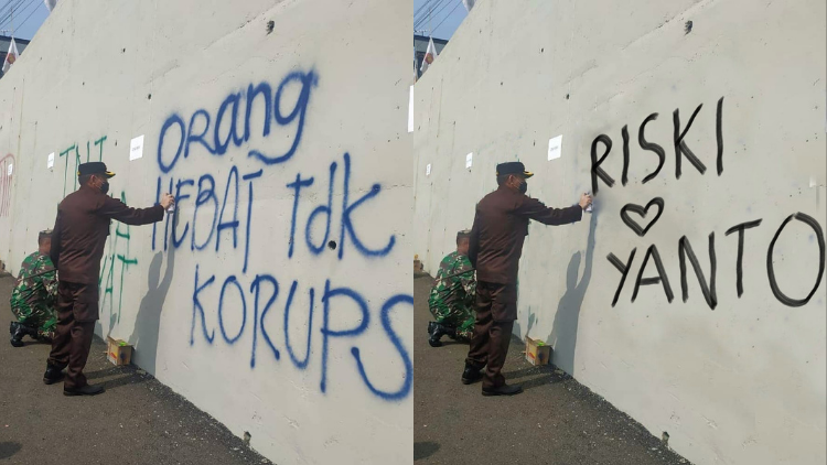 11 Meme Kocak ini Muncul Setelah Viral Foto Pejabat Hingga TNI ‘Hias’ Jembatan Kedungkandang Malang