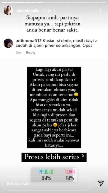 Hujatan Terkait sang Anak Makin Berlebihan, Shandy Aulia Ancam Penjarakan Haters. Didukung Warganet