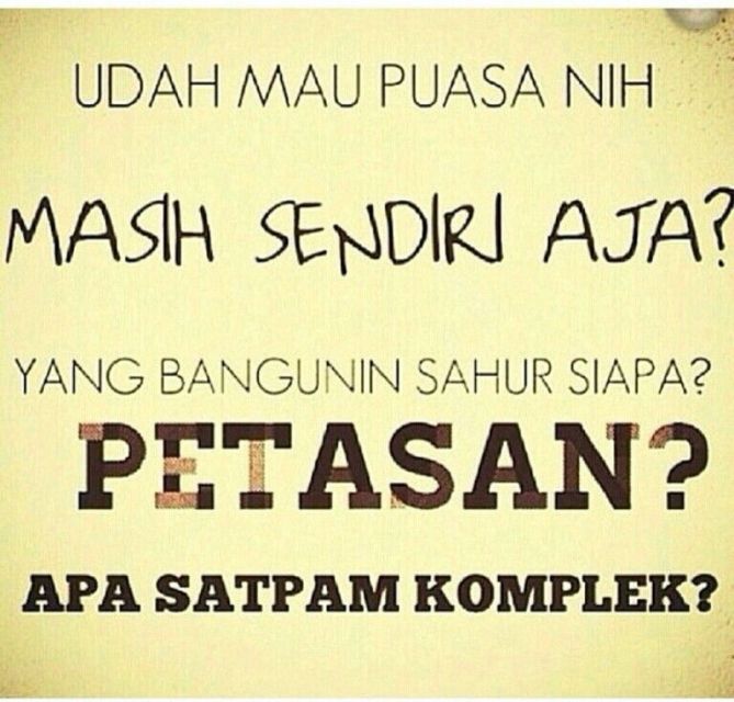 11 Jokes Bulan Puasa yang Sebaiknya Nggak Usah Dipakai Lagi. Pada Nggak Bosen Apa?