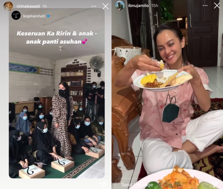 Momen 10 Pasangan Artis Perdana Jalani Ramadan Bersama. Bahagianya Pasti Beda!