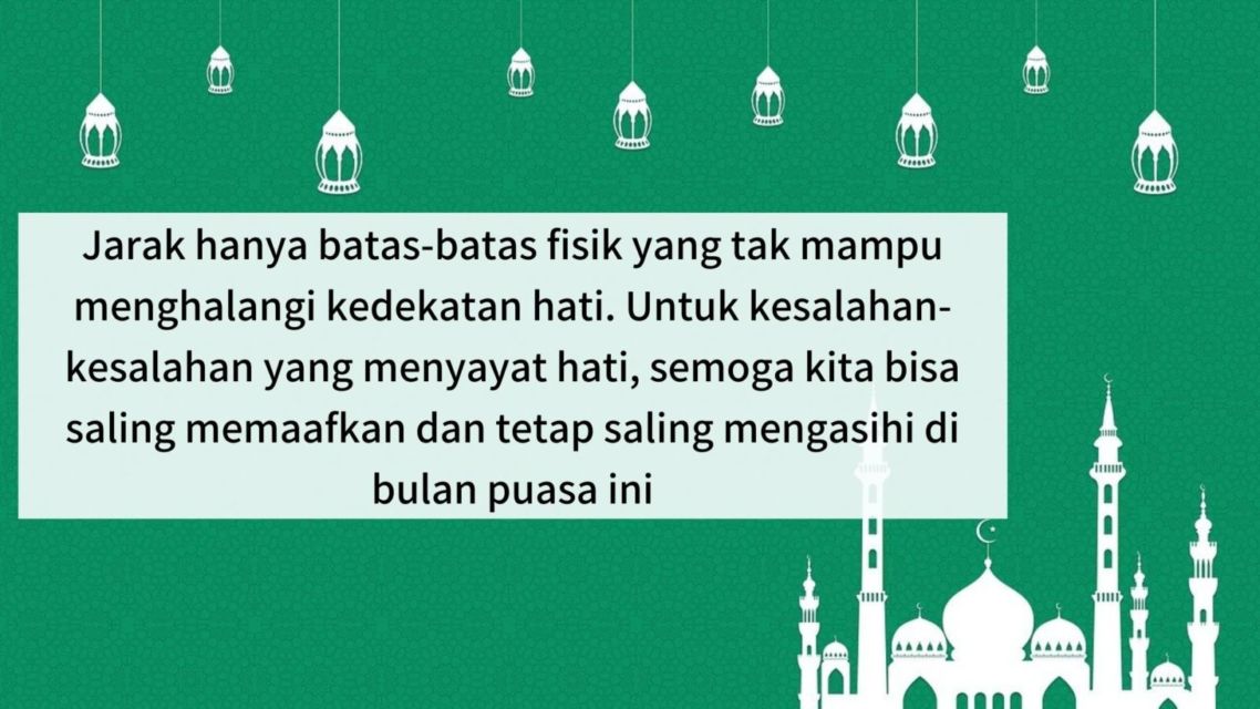 ucapan selamat menunaikan ibadah puasa ramadhan