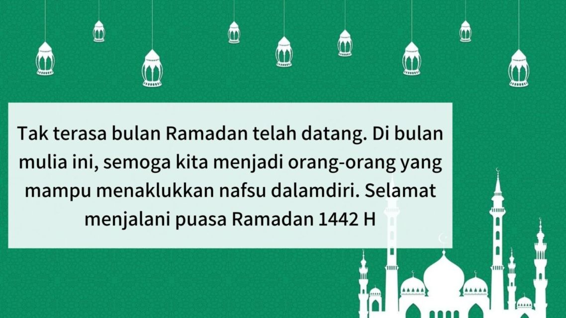 ucapan selamat menunaikan ibadah puasa ramadhan