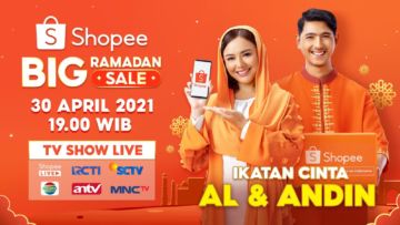 Super Manis! Nantikan Penampilan Spesial Al & Andin di Shopee Big Ramadan Sale TV Show!