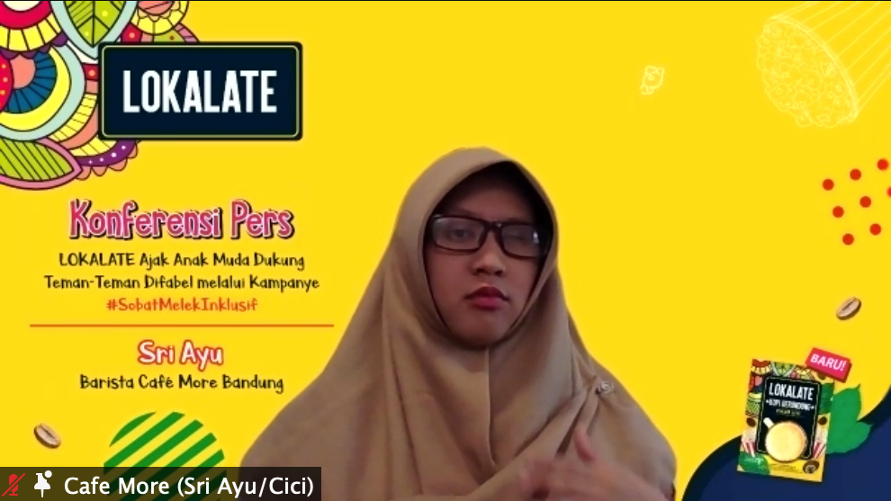 Dukung Teman-Teman Difabel, Kopi Instan Lokalate Usung Dua Program dalam Kampanye #SobatMelekInklusif