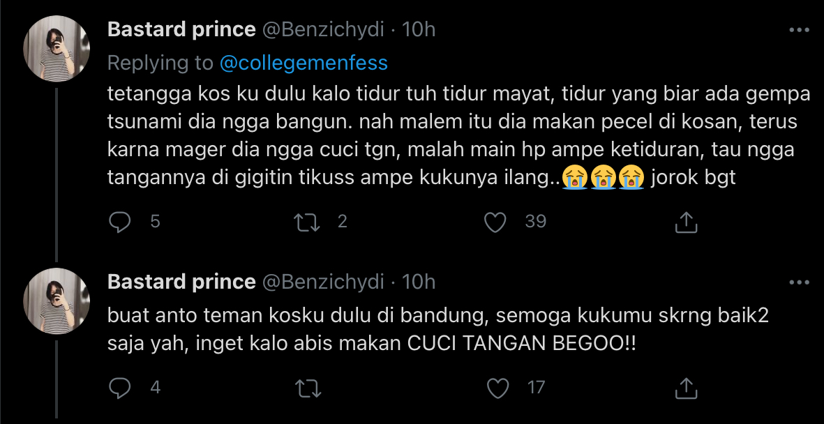 Jadi Anak Kos Memang Nano-Nano Rasanya. Pengalaman Warganet Ini Bakal Bikin Geleng-Geleng Kepala