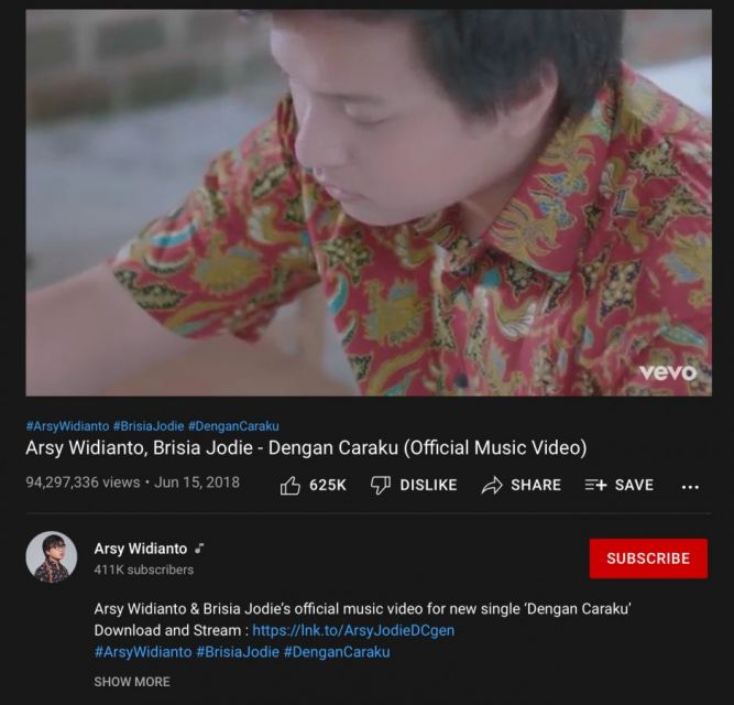 lagu duet Dengan Caraku Arsy Widianto