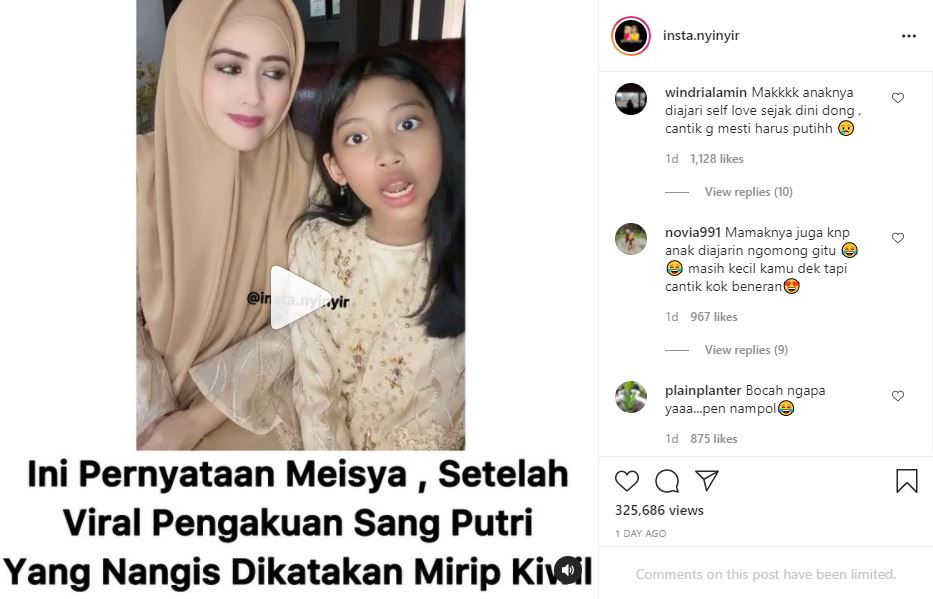 Anak Membela Diri Setelah Dibilang Mirip Kiwil, Meggy Dianggap Gagal Ajarkan Soal Self-Love