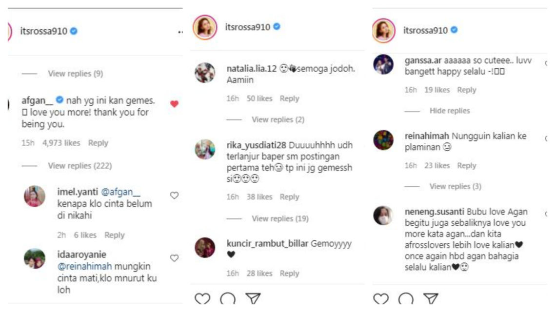 Beri Ucapan Ulang Tahun, Rossa Sebut Afgan Beri Ucapan Ulang Tahun, Rossa Sebut Afgan