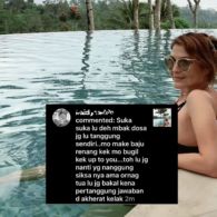 Warganet Ceramahi Gaya Pakaiannya di Kolam Renang, Tamara Bleszynski: Pikiran Kamu Perlu Dijaga