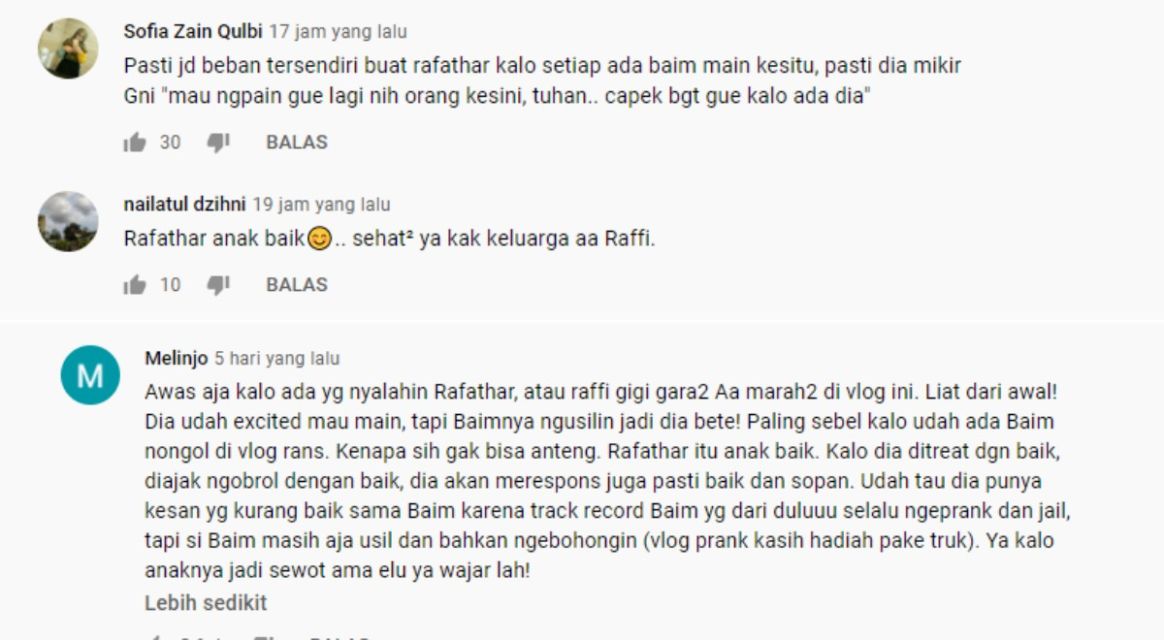 Bela Rafathar yang Dianggap Tak Sopan karena Marah-Marah, Mbak Lala Singgung Kesalahan Baim Wong