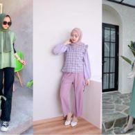 7 Ide Padu Padan Hijab Pashmina Plisket. Cantik Elegan, Lagi Jadi Favorit Para Selebgram!