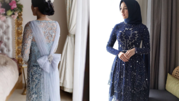 7 Ide Kebaya Lamaran Nuansa Biru yang Lembut Menawan. Bikin Kamu Makin Elegan!