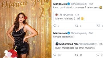 Rayakan Ulang Tahun ke-21, Warganet Sebut Muka Marion Jola Tua. Ditanggapi dengan Santai