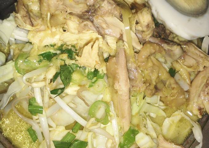 resep soto ayam ketupat