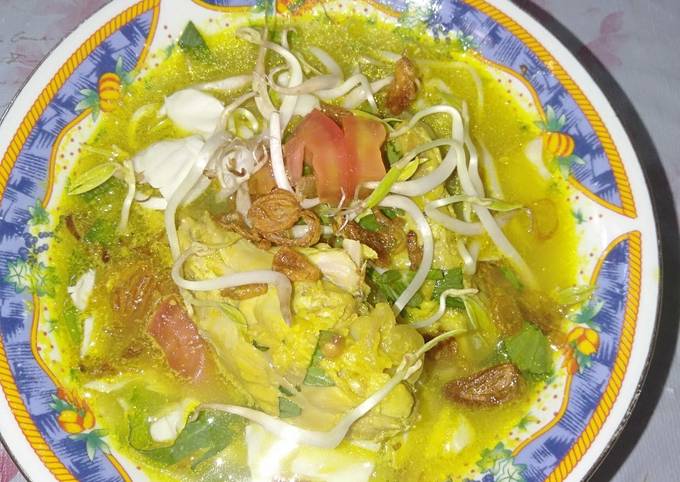 Resep soto ayam kuning