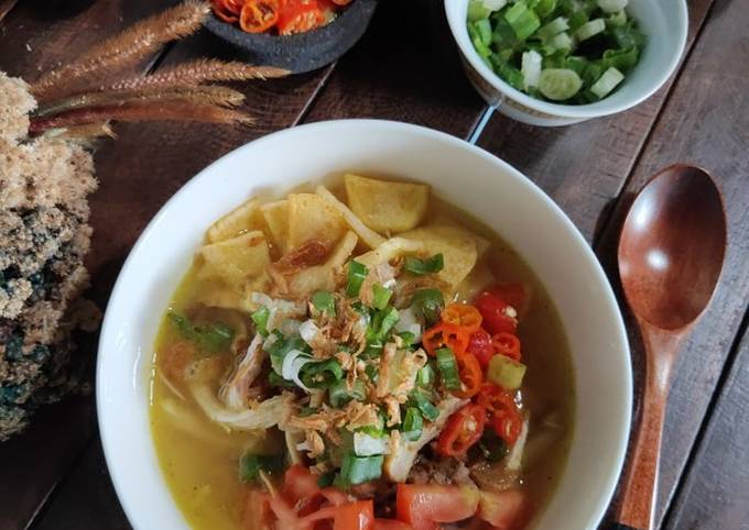 resep soto ayam bening