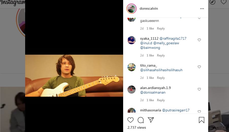Kesulitan Biayai Pengobatan Ibunda, Calvin Dores Terpaksa Lelang Gitar Almarhum sang Ayah