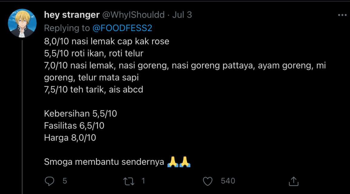 11 Review Konyol dari Warganet untuk Warung Makan Uncle Muthu. Sekarang Lagi Tutup Akibat PPKM