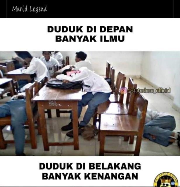 11 Meme Kocak ini Bikin Iri Anak-Anak Sekolah Zaman Sekarang. Kapan Bisa Merasakan Begini, ya? :(