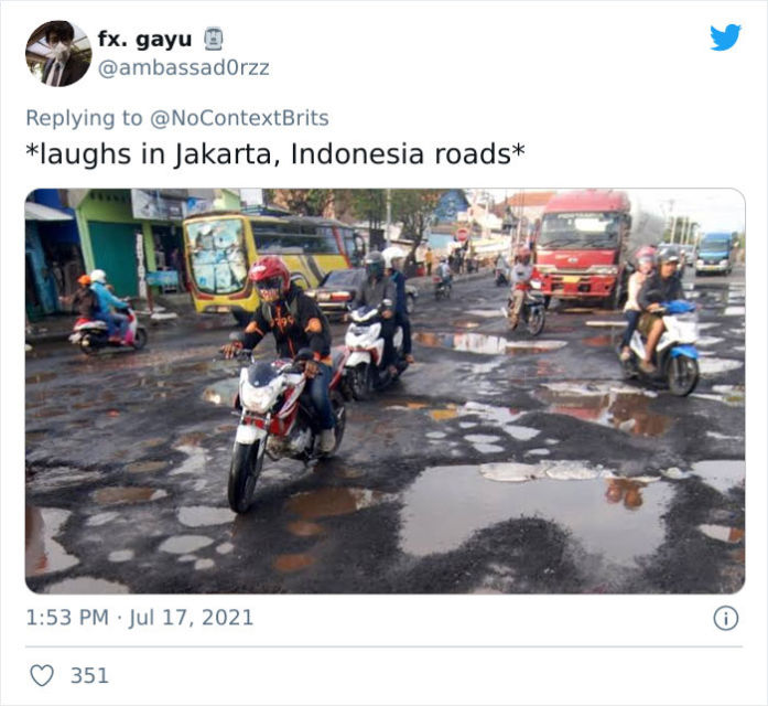 10 Potret Kebobrokan Jalan Raya dari Berbagai Negara yang Bikin Tepok Jidat, Ngeri-Ngeri Kocak