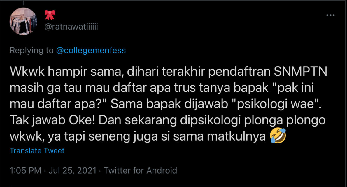 Kocaknya Curhatan Warganet Tentang Salah Jurusan. Drama Awal Kuliah Aja Udah Begini, Gimana Nanti~