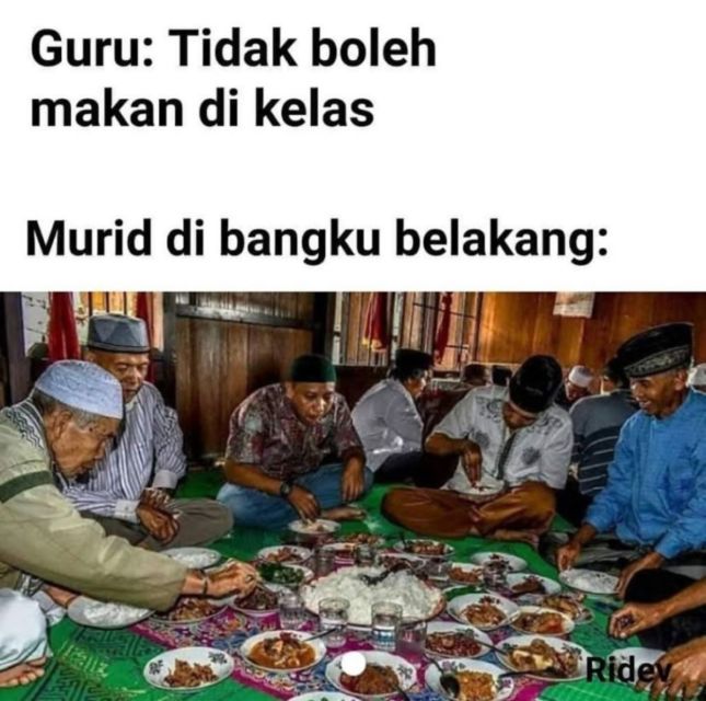 11 Meme Kocak ini Bikin Iri Anak-Anak Sekolah Zaman Sekarang. Kapan Bisa Merasakan Begini, ya? :(