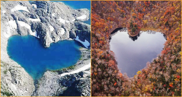 5 Danau Indah Berbentuk Hati yang Ada di Kawasan Asia, Indonesia Juga Punya Loh
