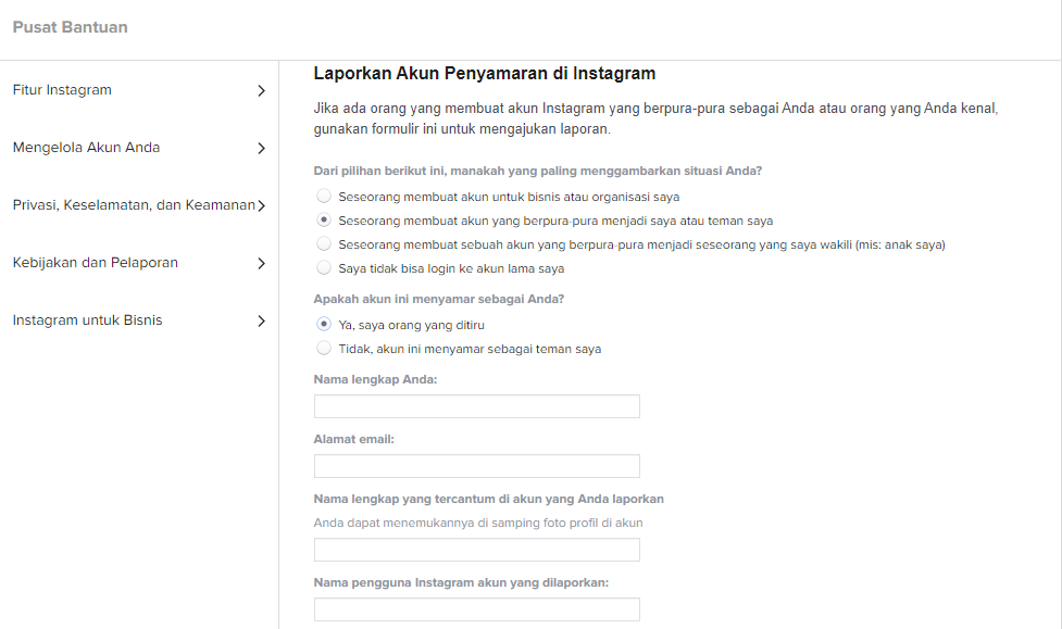  Cara menghapus akun Instagram yang tidak bisa dibuka lagi