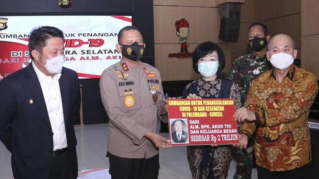 Keluarga Akidi Tio Jadi Sorotan, Sumbang Rp2 Triliun untuk Penanganan Covid-19 di Sumsel