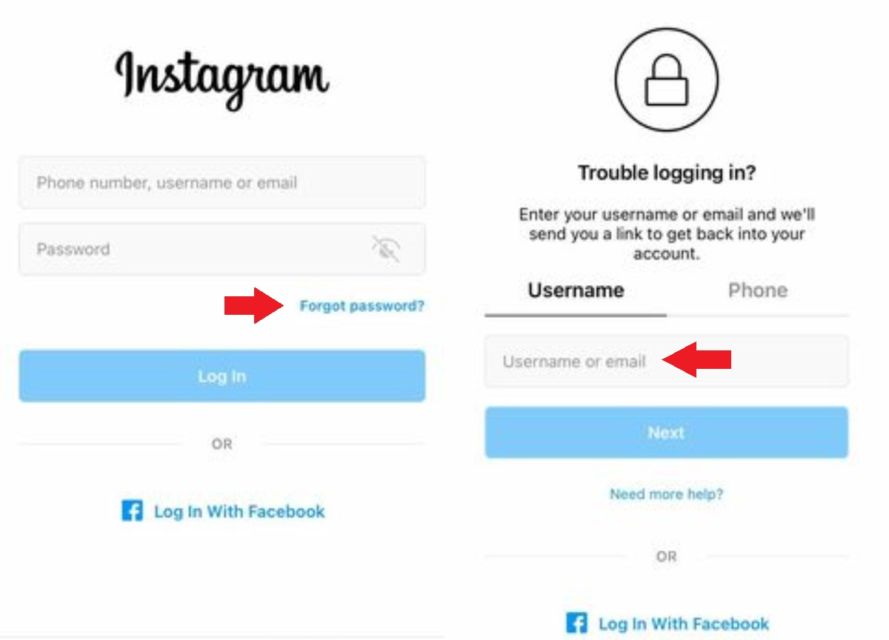 Cara menghapus akun Instagram yang lupa password