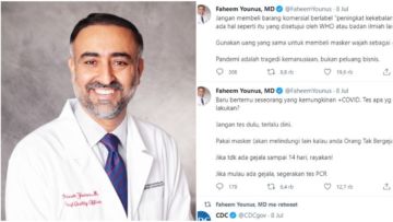 Fakta Tentang Faheem Younus, Dokter Amerika yang Sering Ngetwit Soal Pandemi di Indonesia