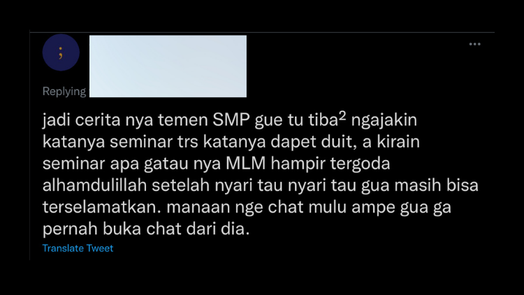 Sekali Seumur Hidup, Pasti Kamu Pernah Kena Jebakan MLM dari Teman Kayak Warganet ini. Apes!
