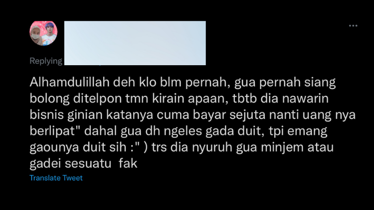 Sekali Seumur Hidup, Pasti Kamu Pernah Kena Jebakan MLM dari Teman Kayak Warganet ini. Apes!