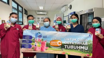 Bantu Penuhi Asupan Nutrisi Keluarga Indonesia di Masa Pandemi, Buavita Bagikan 65.000 Produk Minuman Sari Buah 