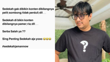 Sedekah di Kalangan Figur Publik Tuai Pro dan Kontra, Andre Taulany: Serba Salah, ya