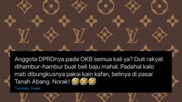 Kabar Anggaran Pakaian Dinas DPRD Tangerang Pakai Bahan Louis Vuitton, Pantas Warganet pada Marah~